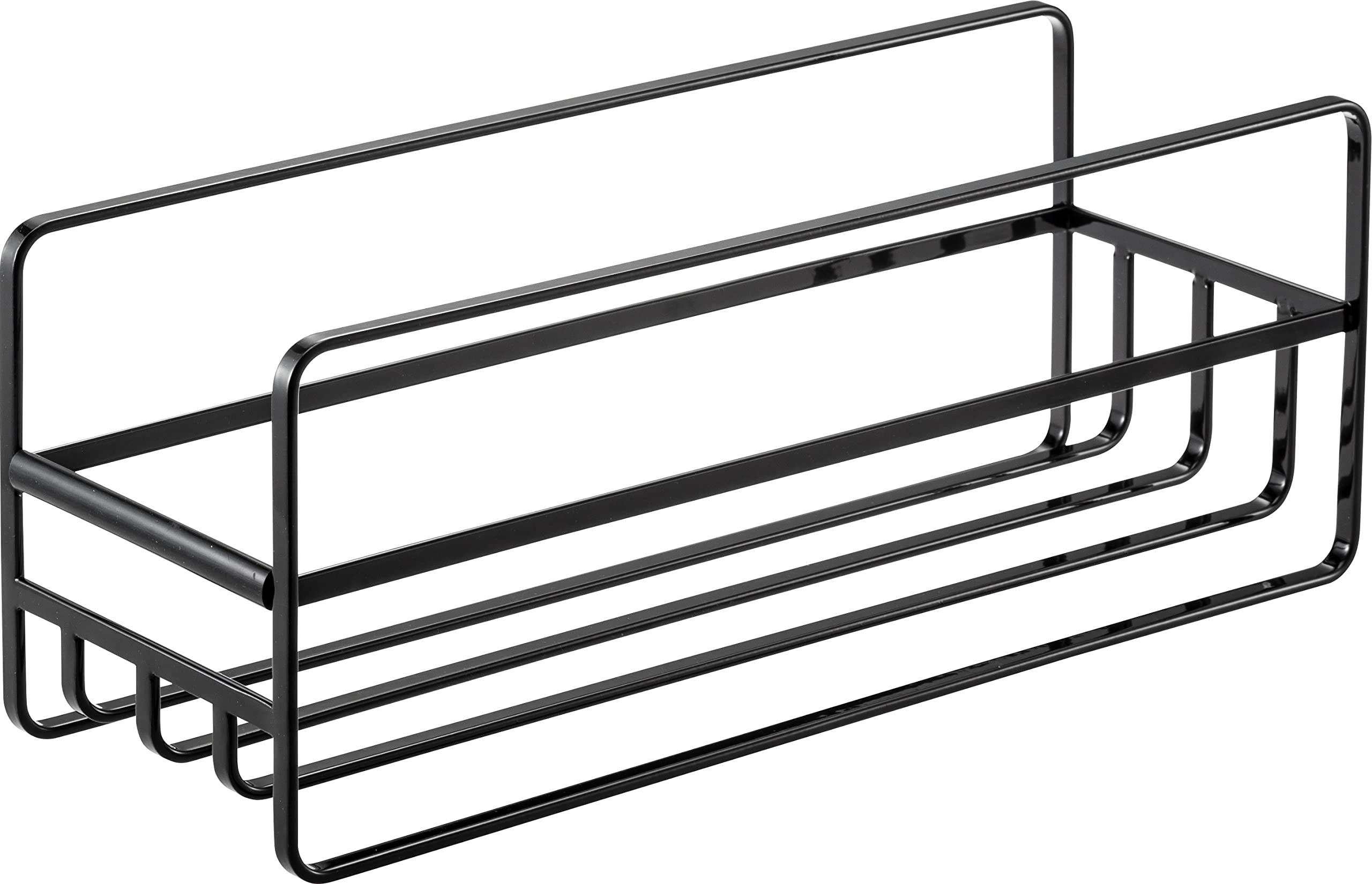 TASSEN- UND GLAS-ORGANIZER Tower 5644 schwarz 12x33,2x11 cm - Schwarz, Metall (11/12/33.2cm) - Yamazaki