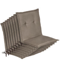 NIEDERLEHNER Loft NL 100x50x6cm Taupe (8tlg) - Taupe, Textil (50/100cm) - Beautissu 