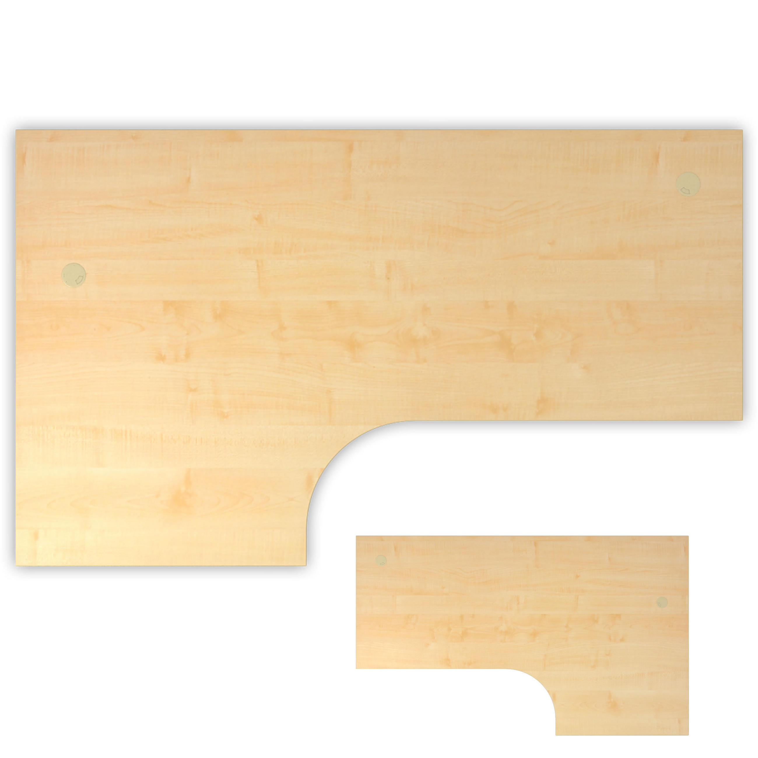 SCHREIBTISCHPLATTE 120/200/2,5 cm in Ahornfarben - Ahornfarben, Holzwerkstoff (120/200/2.5cm) - bümö