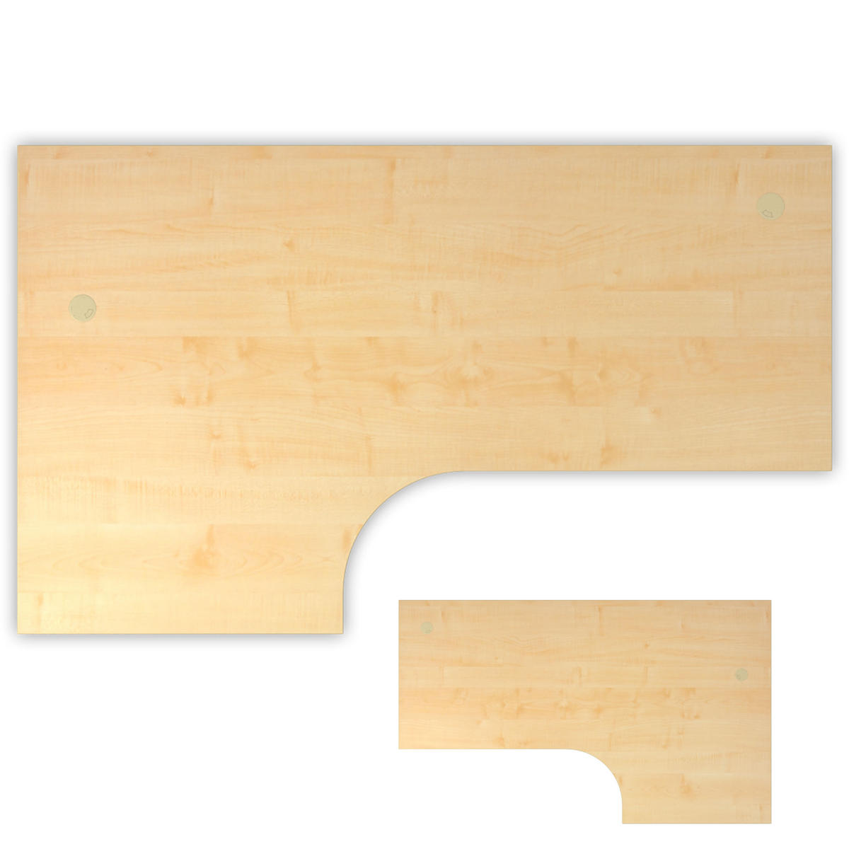 SCHREIBTISCHPLATTE 120/200/2,5 cm in Ahornfarben - Ahornfarben, Holzwerkstoff (120/200/2.5cm) - bümö