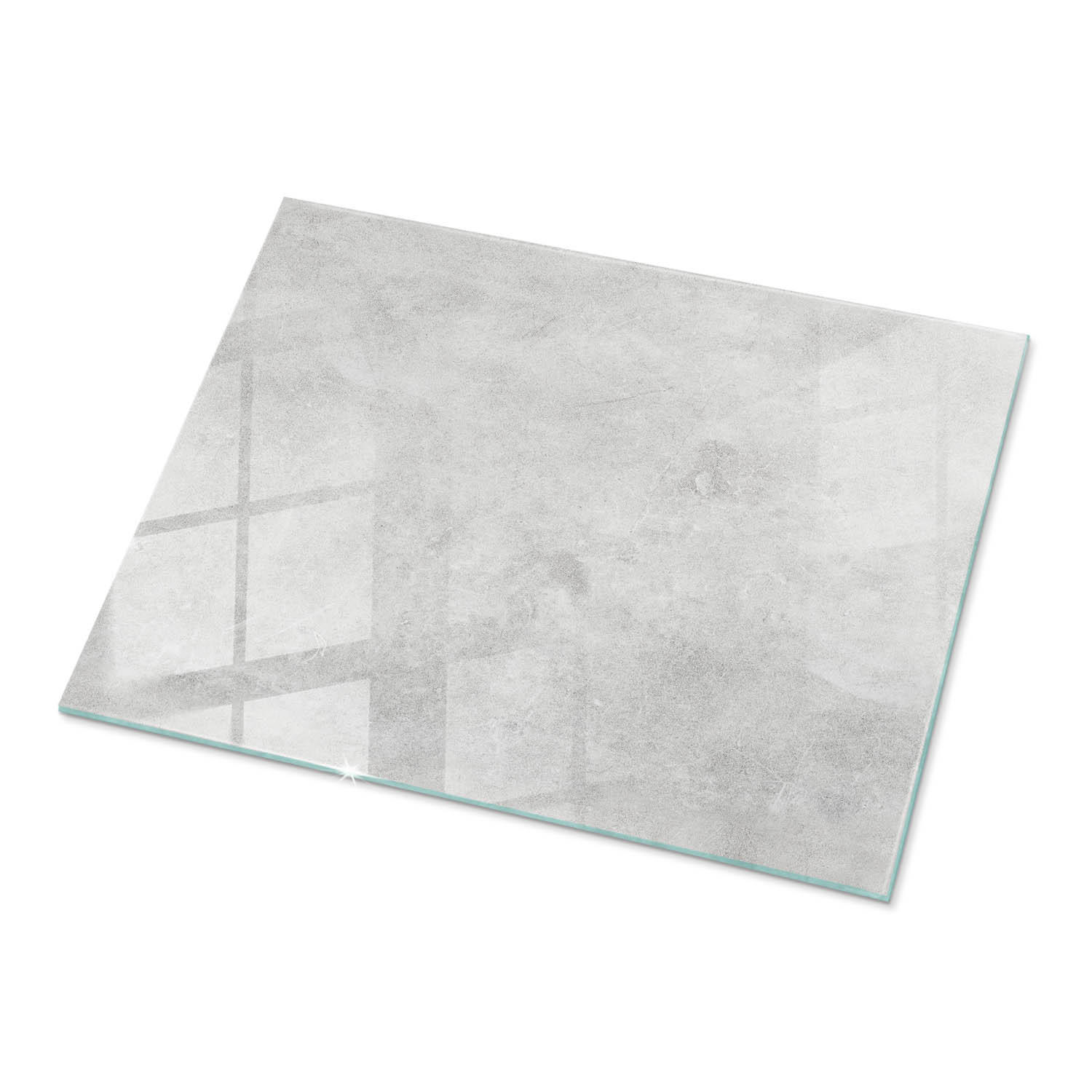 Tulup Tischplatte Hellgrau 80x60x0.4 cm