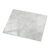 TISCHPLATTE 80x60 cm Betonoptik mit Rissen - Silberfarben/Grau, Glas (80/60/0.4cm) - TULUP