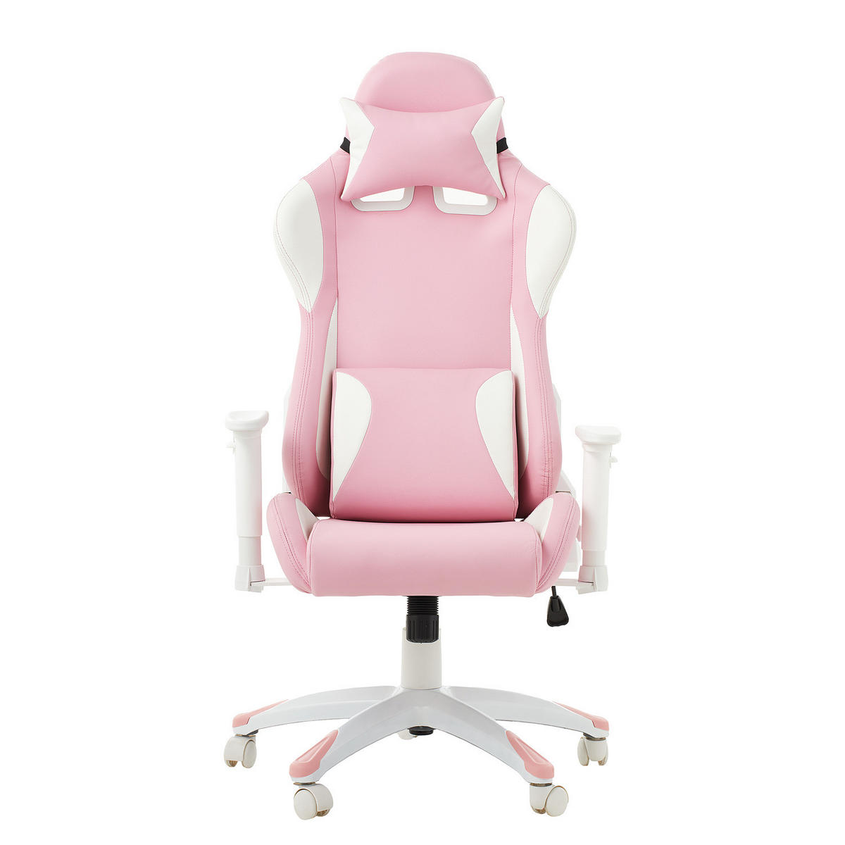 GAMING CHAIR - Kunstleder - Pink, Kunststoff (66/134/59cm) - home24