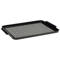 GRILLPLATTE, schwarz, Edelstahl - Schwarz, Metall (29.5/2.5/44.5cm) - bremermann