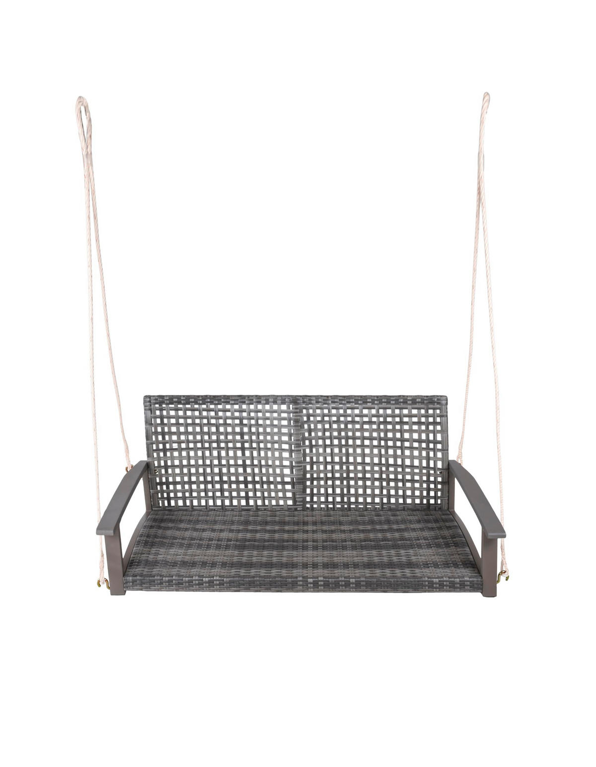 GARTEN-HÄNGEBANK Kiel grau Grau Hängebank - Grau, Holz (64/53/131cm) - DELUKE