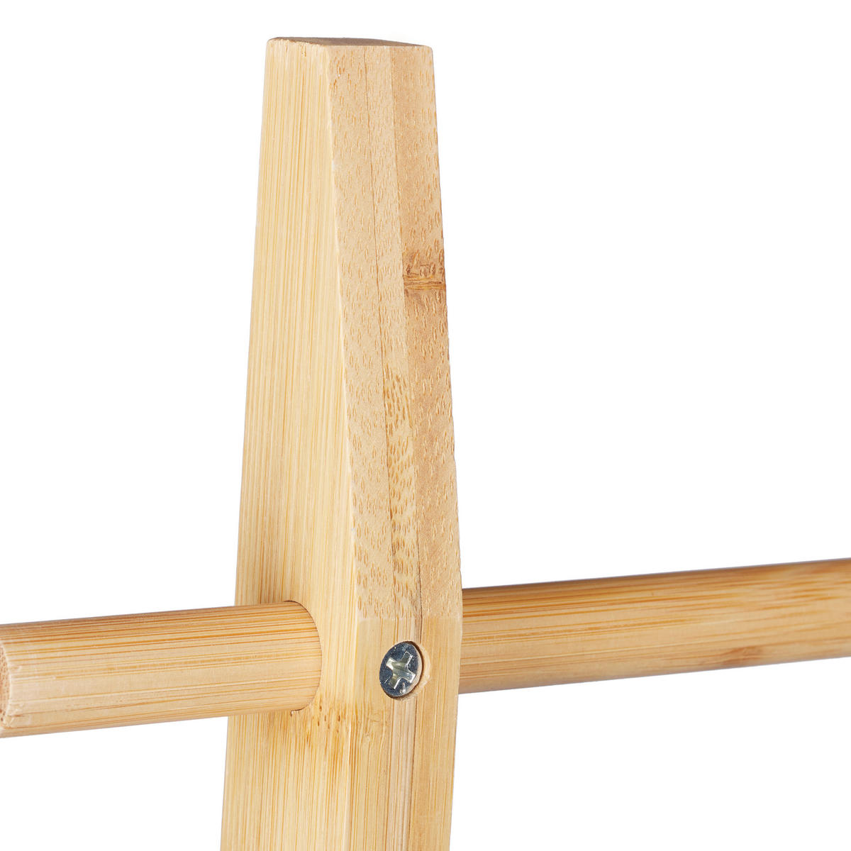 HANDTUCHHALTER - Hellbraun, Holz/Holzwerkstoff (50/150/30cm) - Relaxdays