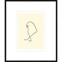 BILD gerahmt 53x63 cm Pablo Picasso „Der Sperling“ - Weiß, Holz (53/63cm) - artissimo