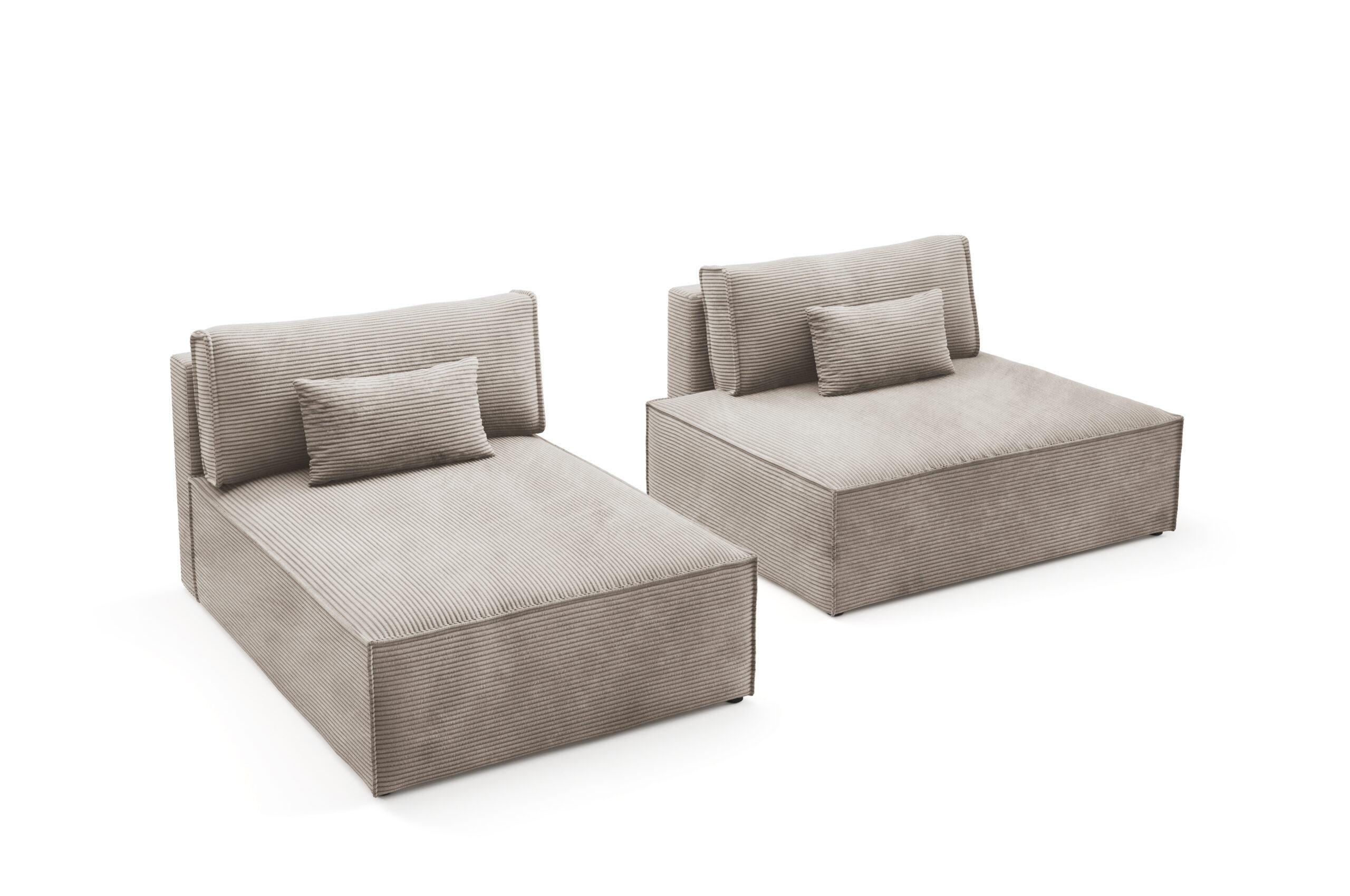 Thumbnail - Furnisell Ecksofa, Creme, Textil, 4-Sitzer, seitenverkehrt montierbar, 236x148 cm, Wohnzimmer, Sofas & Couches, Wohnland...