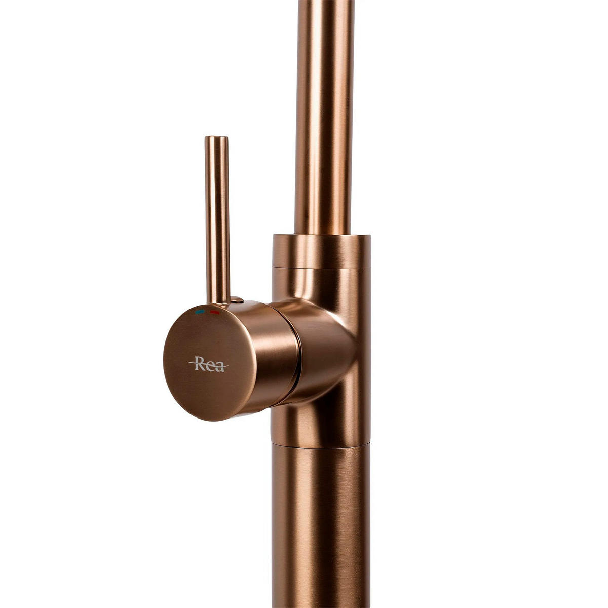 WASCHBECKENARMATUR Freistehend Rea Lungo Brush Copper - Kupferfarben, Metall (20/107.5/96cm) - REA