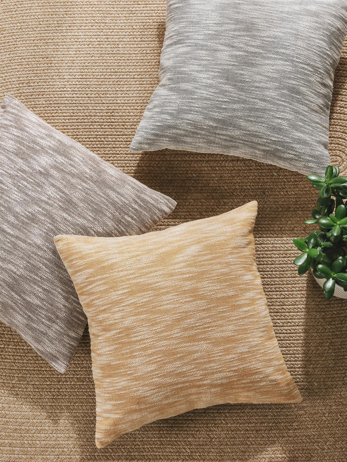 KISSENBEZUG Nadia Braun 45x45 cm - Braun, Textil (45/45cm) - benuta Nest