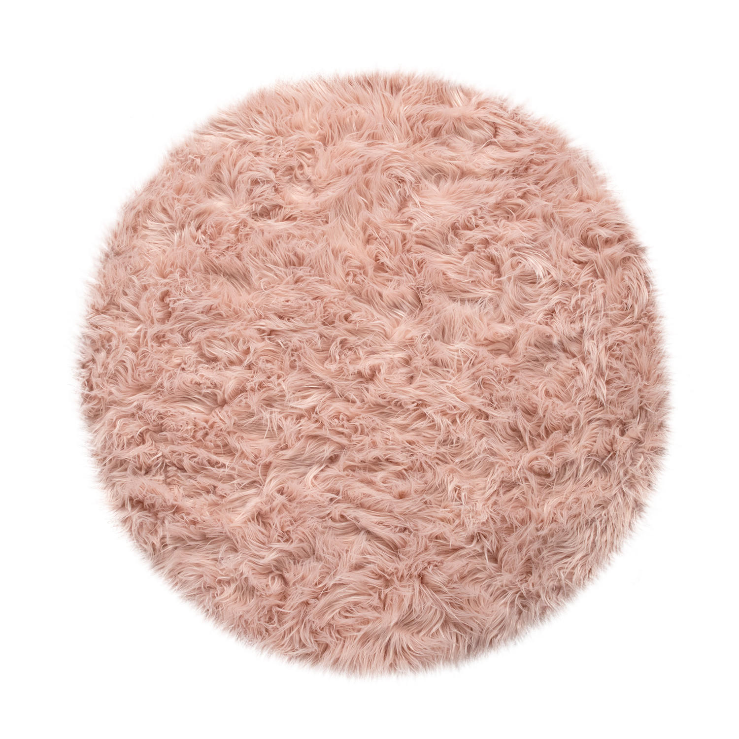 HOCHFLORTEPPICH 120/120 cm Playa 960 - Rosa, Textil (120/120cm) - Paco Home