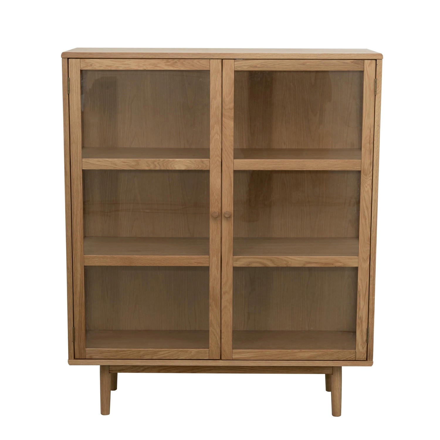 HIGHBOARD Eiche massiv - Eichefarben/Braun, Holz/Holzwerkstoff (100/125/40cm) - Furnhouse