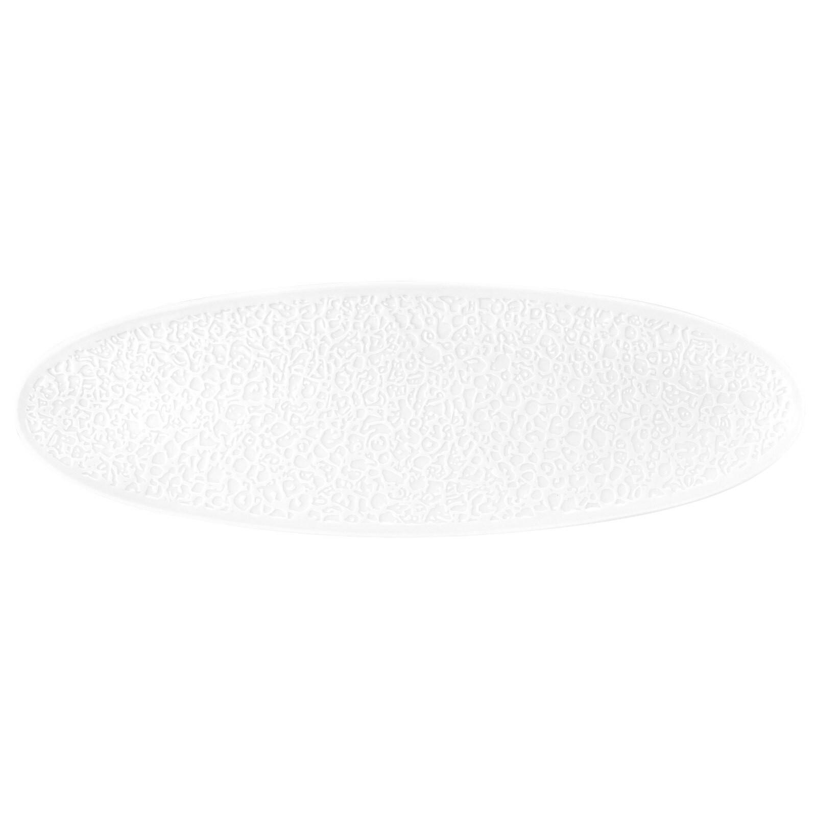 SERVIERPLATTE Nori Home weiß 44 x 14 cm - Weiß, Keramik (14.4/2.3/44.3cm) - Seltmann Weiden
