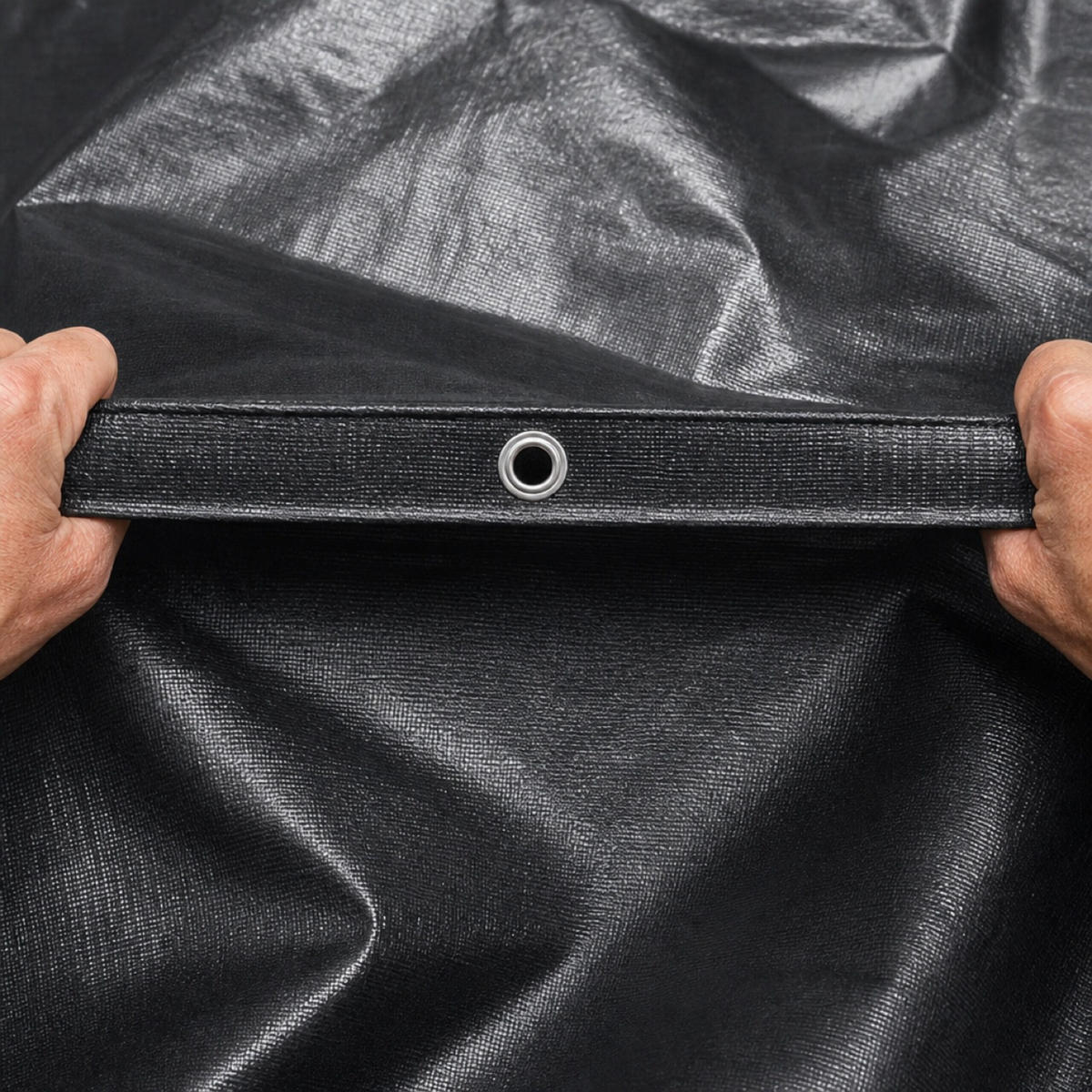 PRELATĂ Neagră impermeabilă 3x4 m - negru, material plastic (400/300/0.1cm) - Relaxdays