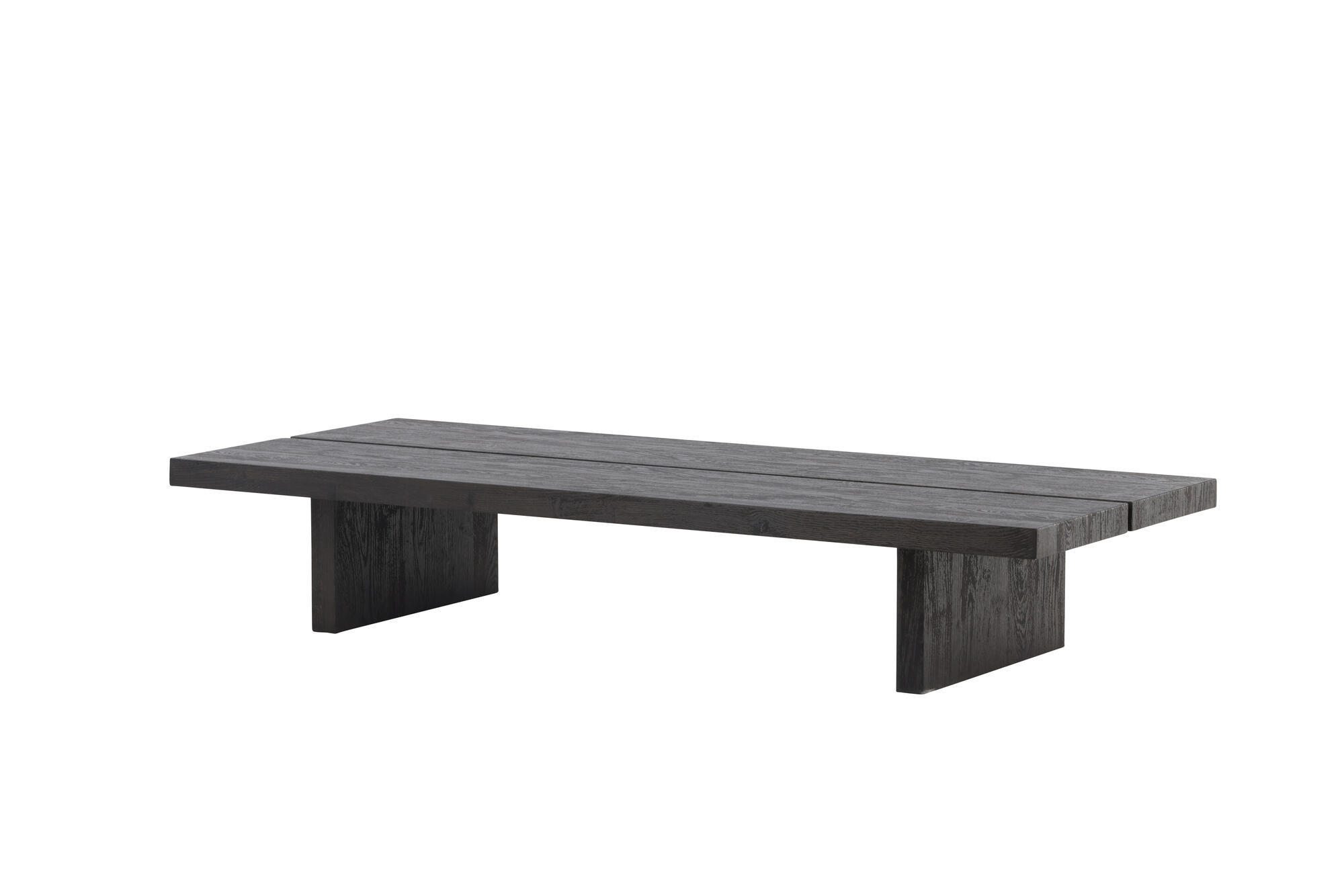 Furnlux Couchtisch Schwarz 60x25x140 cm