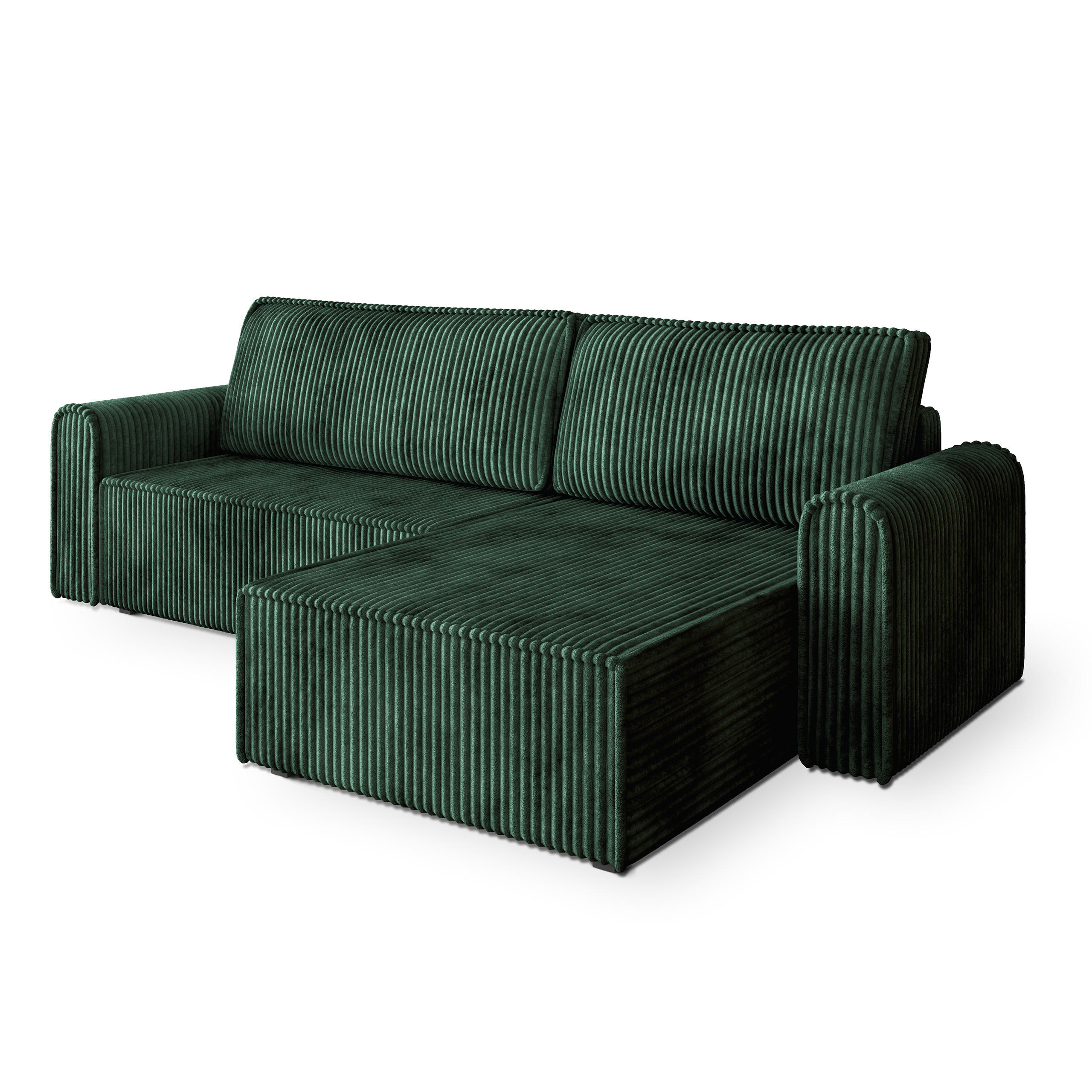 Masseno Ecksofa Grün 275x148 cm