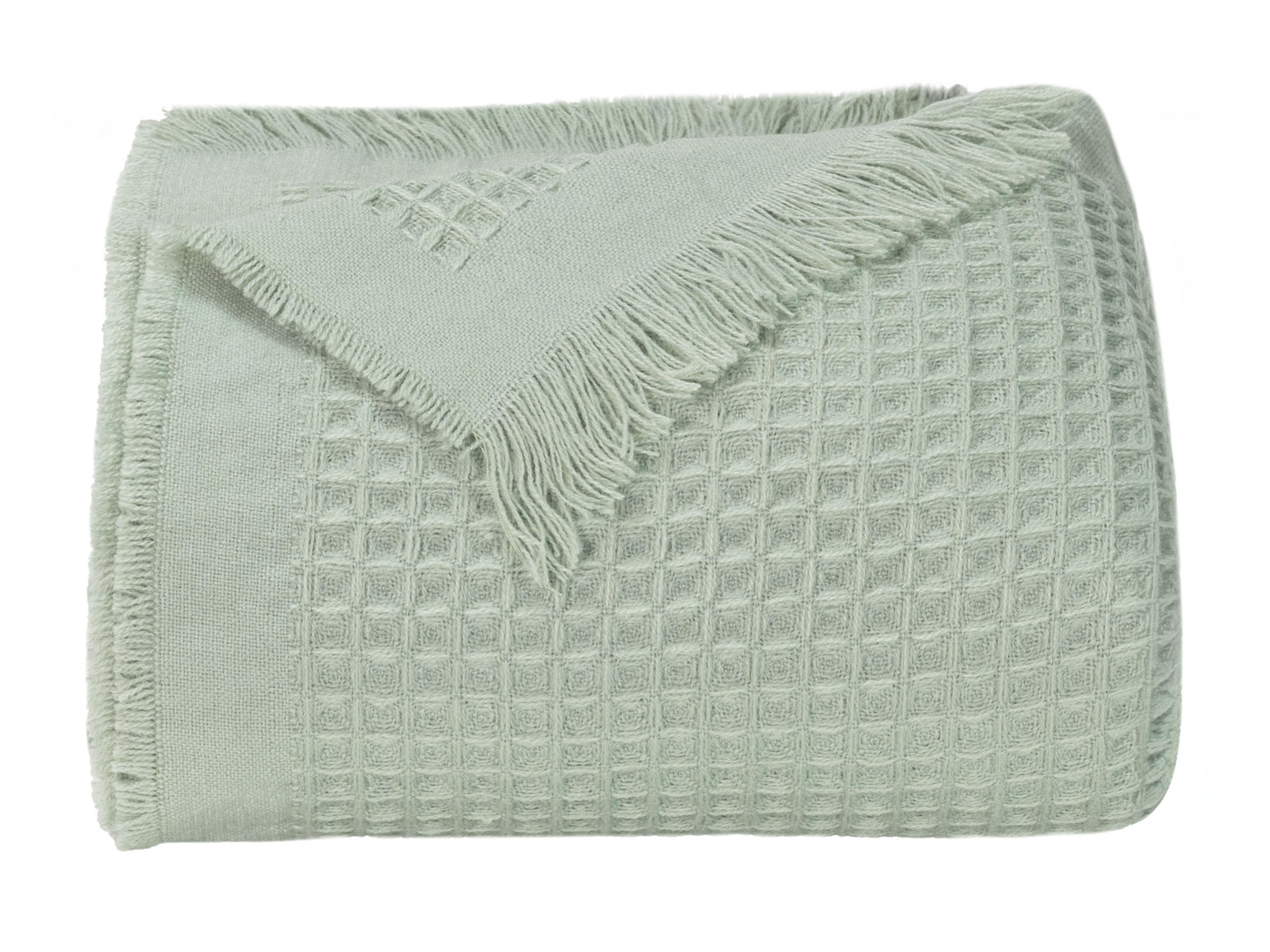 KUSCHELDECKE, 150x200 cm, 100% Polyacryl - Salbeigrün, Textil (150/200cm) - Zollner