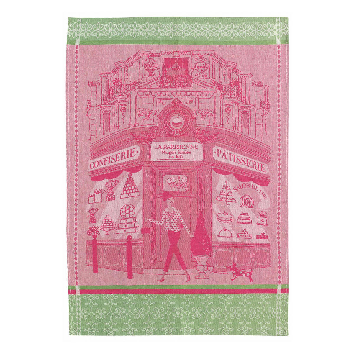 GESCHIRRTUCH Pâtisserie rosa 50 x 70 cm - Rosa, Textil (50/70cm) - Winkler
