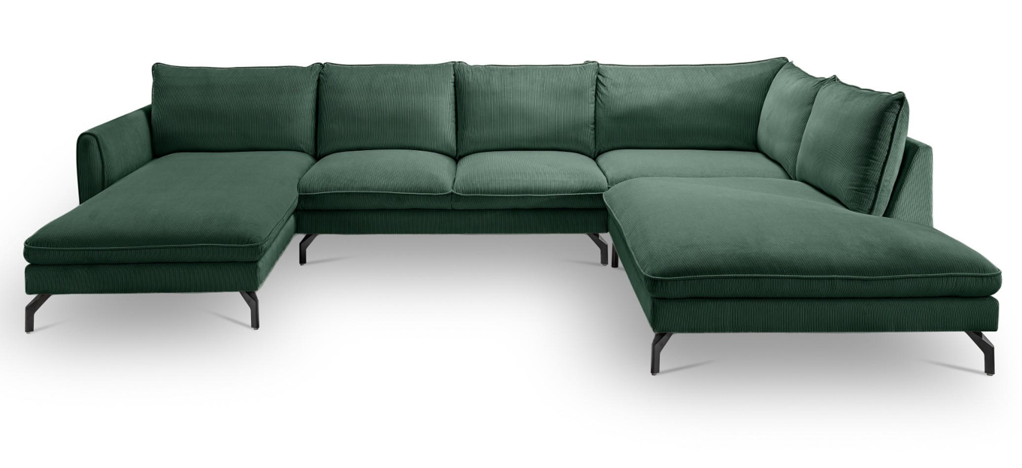 Inn.Furn Sofa Dunkelgrün 361x87x202 cm