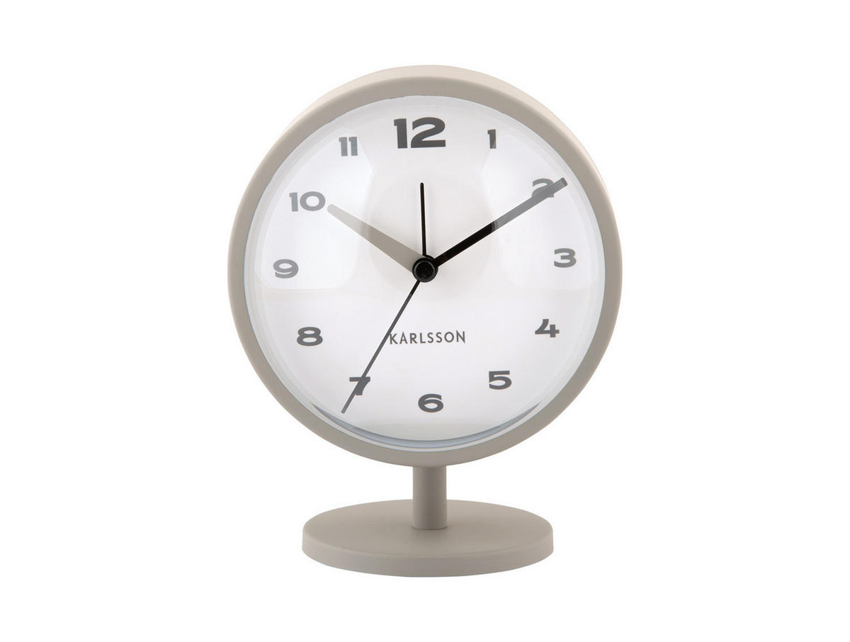 WECKER Brisk Dome 6/11/13 cm - Grau, Metall (11/13/6cm) - Karlsson