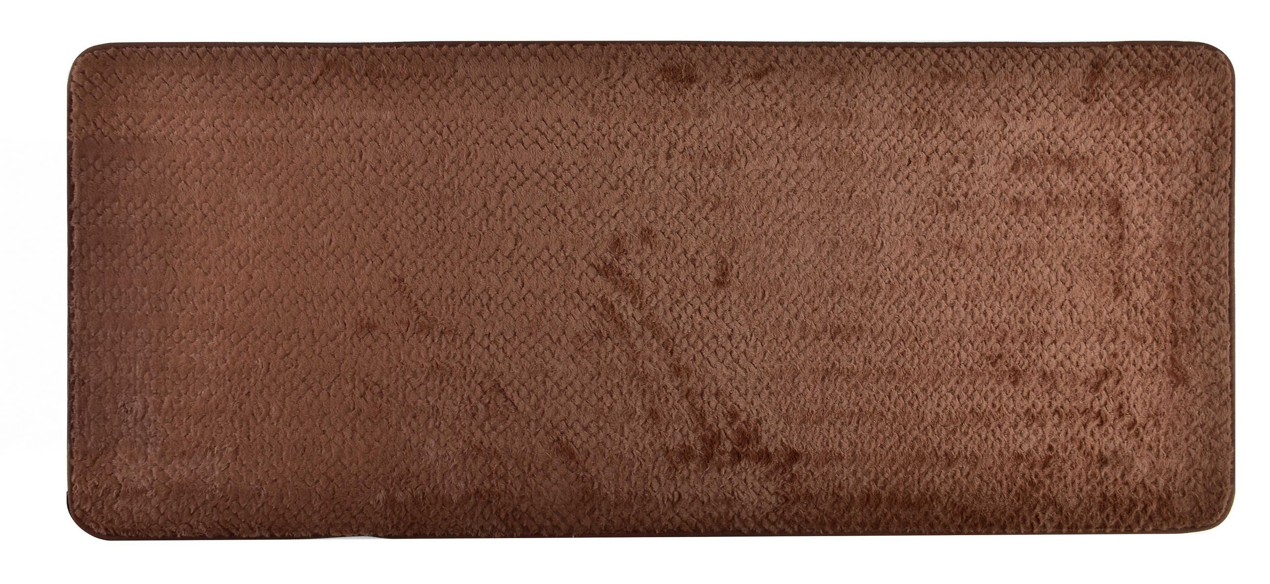 BADTEPPICH Zac Braun 120/50/2 cm Textilien - Braun, Textil (50/120cm) - Mondex