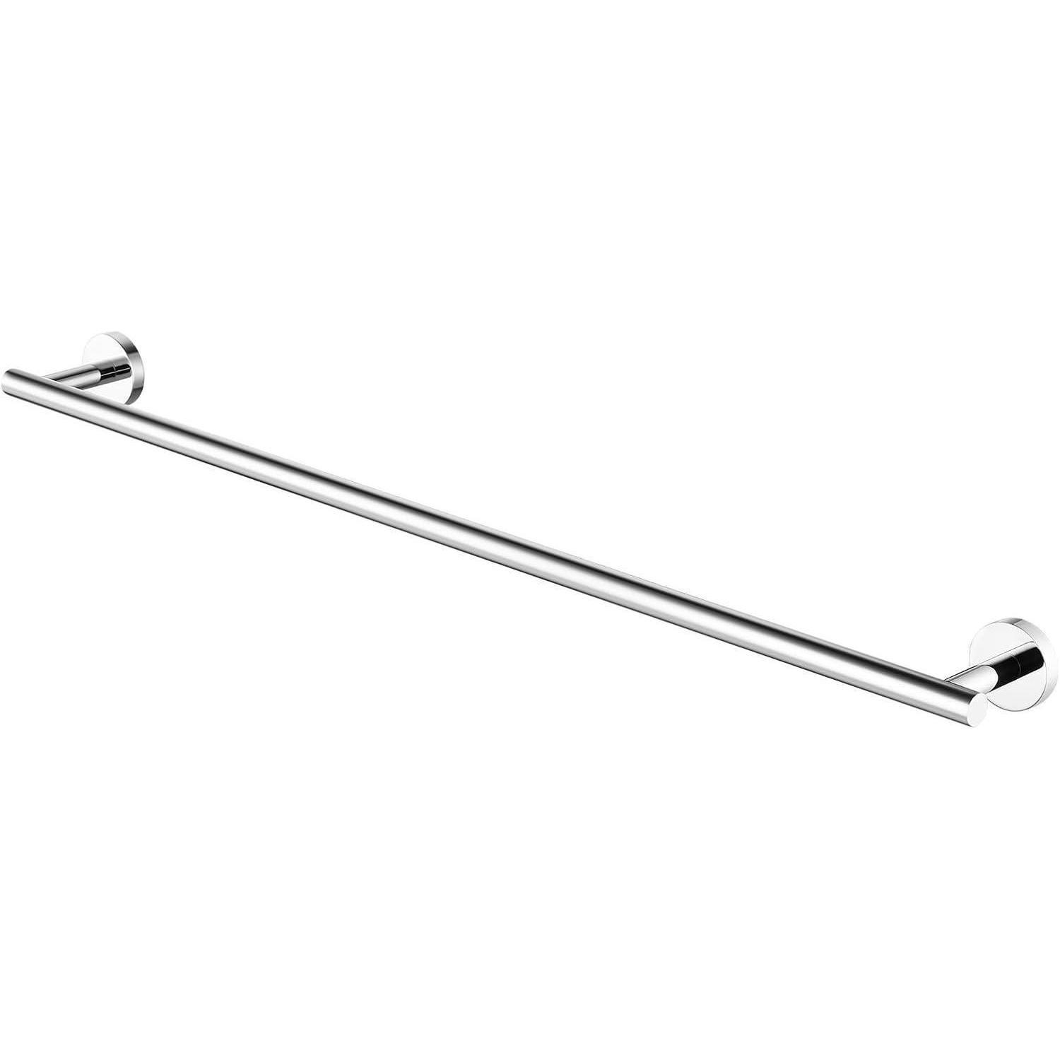 HANDTUCHHALTER Edelstahl poliert 75 cm - Silberfarben, Metall (8.1/5.1/76.2cm)