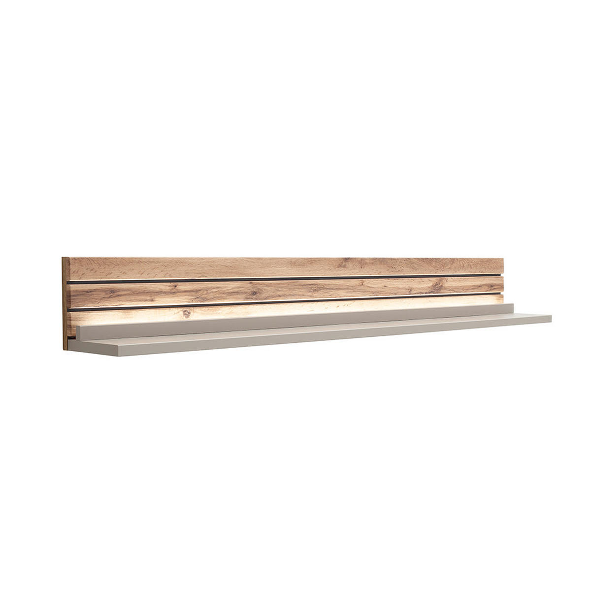 WOHNZIMMER-SET 4-TLG. Liezen-05 - Grau, Holzwerkstoff (670/177/60cm) - Lomado