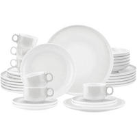 KOMBISERVICE Sento Home Aura white 30er Set - Weiß, Keramik (1/1/1cm) - Seltmann Weiden