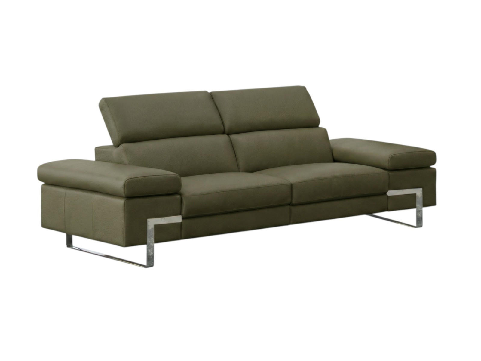 XXXLutz 3-Sitzer Olivgrün 223x75x109 cm