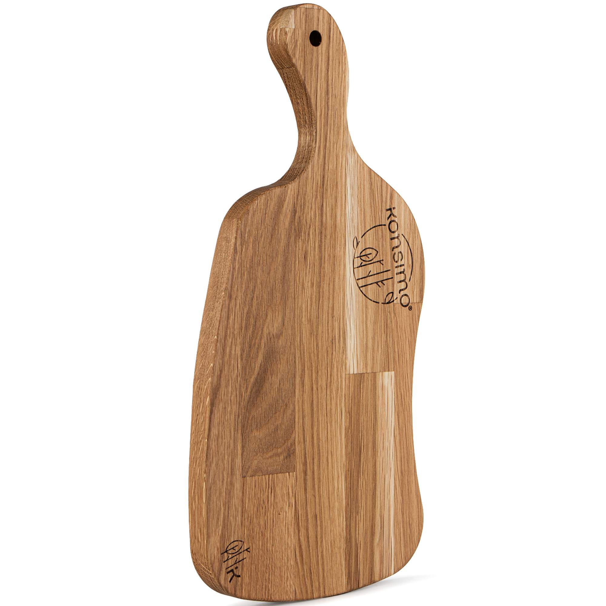 SCHNEIDEBRETT Holz Eiche geölt LIVO - Eichefarben, Holz (18/38cm) - KONSIMO®