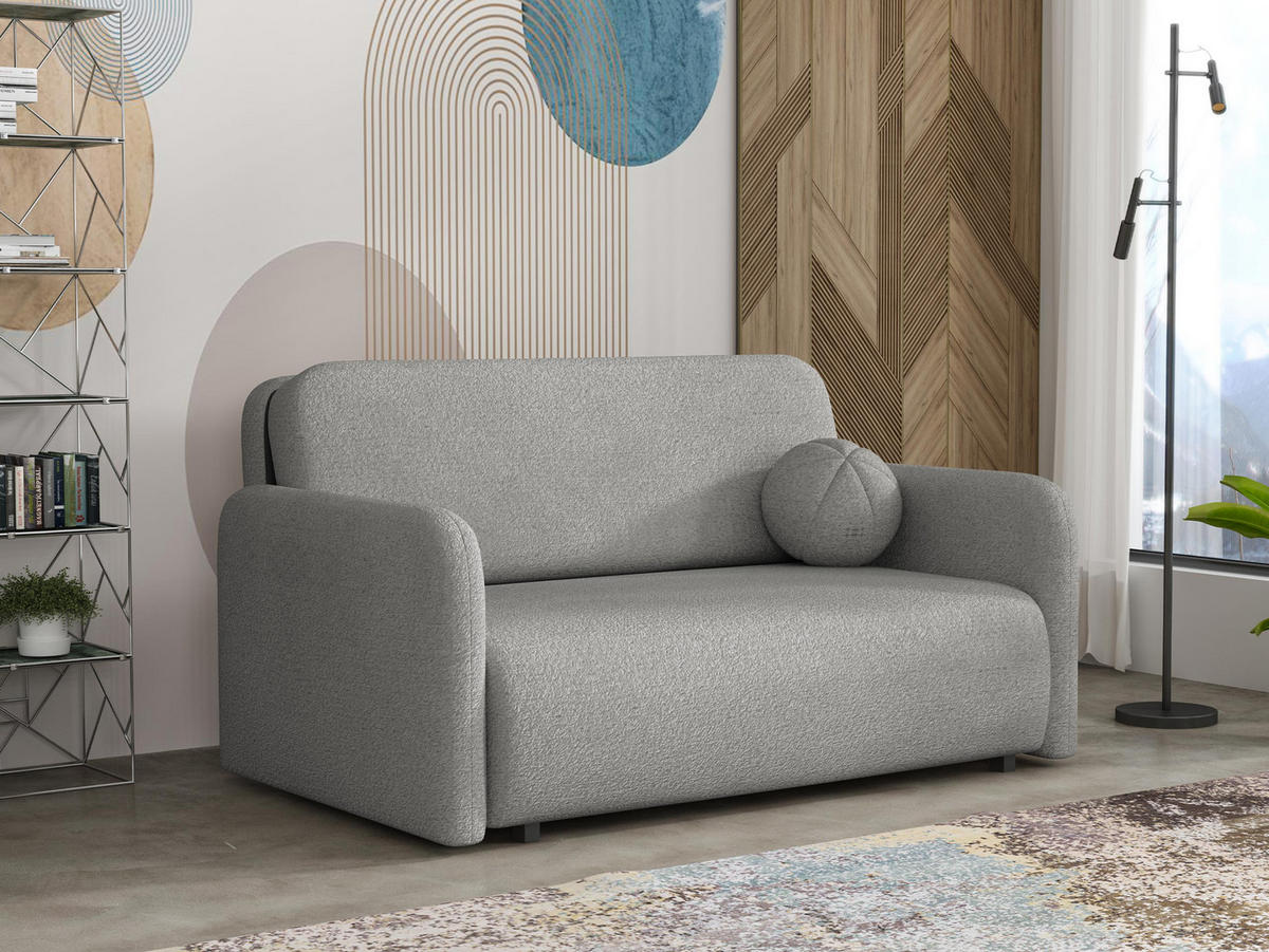 SCHLAFSOFA Viva Sun III - Schwarz/Grau, Holz/Textil (150/85/103cm) - MIRJAN24