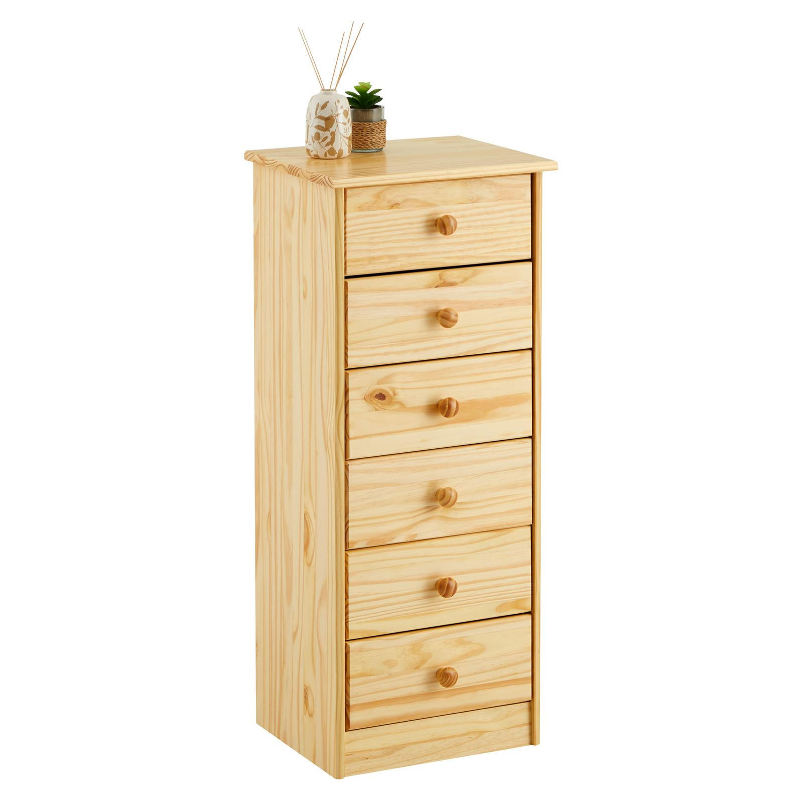 KOMMODE RONDO - Naturfarben, Holz (43/106/35cm) - IDIMEX