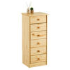 KOMMODE RONDO - Naturfarben, Holz (43/106/35cm) - IDIMEX