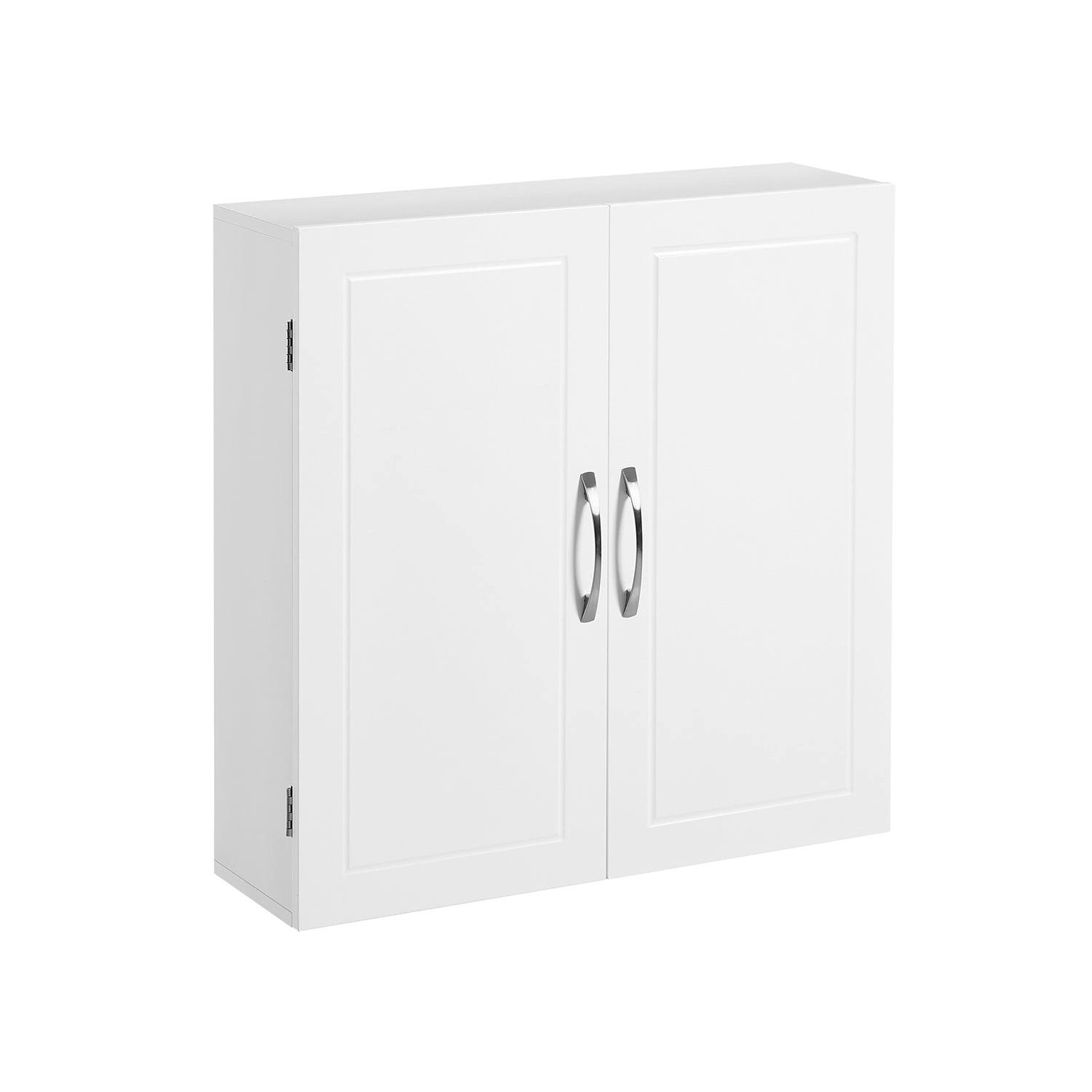 WANDSCHRANK BADEZIMMERSCHRANK - Weiß, Holzwerkstoff (18/60/60cm) - Hansiro