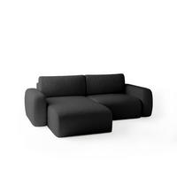 ECKSOFA Varde mini Universelle Schwarz (Anthology 19) - Schwarz, Textil (148/257cm) - Fedve