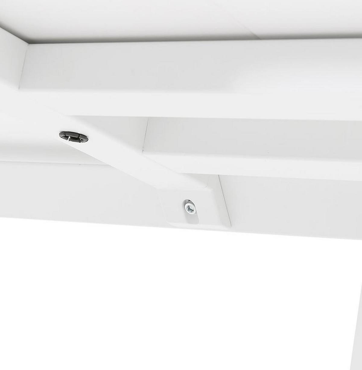 ECKSCHREIBTISCH L-Form Platzsparend Für Großraumbüro XERAL, Weiß 170x160x74,8 cm - Weiß, Holzwerkstoff/Metall (160/170/75cm) - KADIMA DESIGN