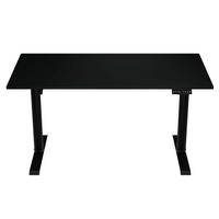 GAMINGTISCH Arena Nordico 140/70/71-115 cm Höhenverstellbarer Schwarz - Schwarz, Metall (70/140/115cm) - Arozzi