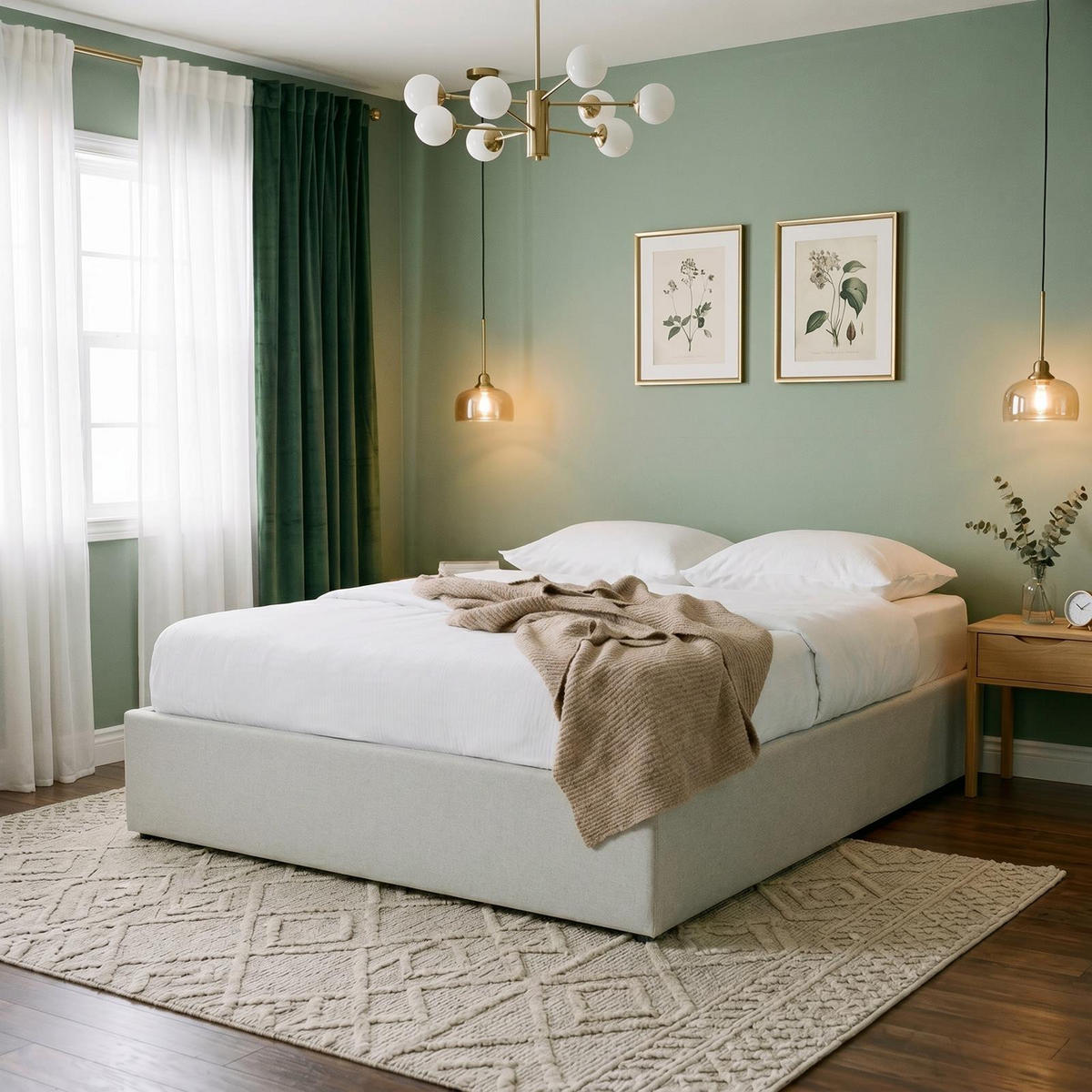 FUTONBETT BLISS 160x200 cm grau - Grau, Textil (160/200cm) - IDIMEX