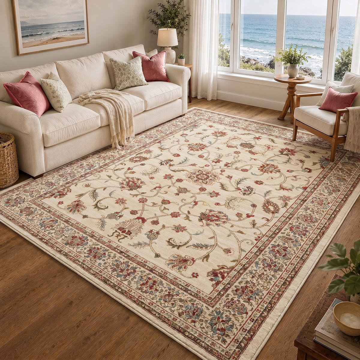 KURZFLORTEPPICH Bekuri 160/230 cm Khaki - Beige, Textil (160/230cm) - LIVABLISS