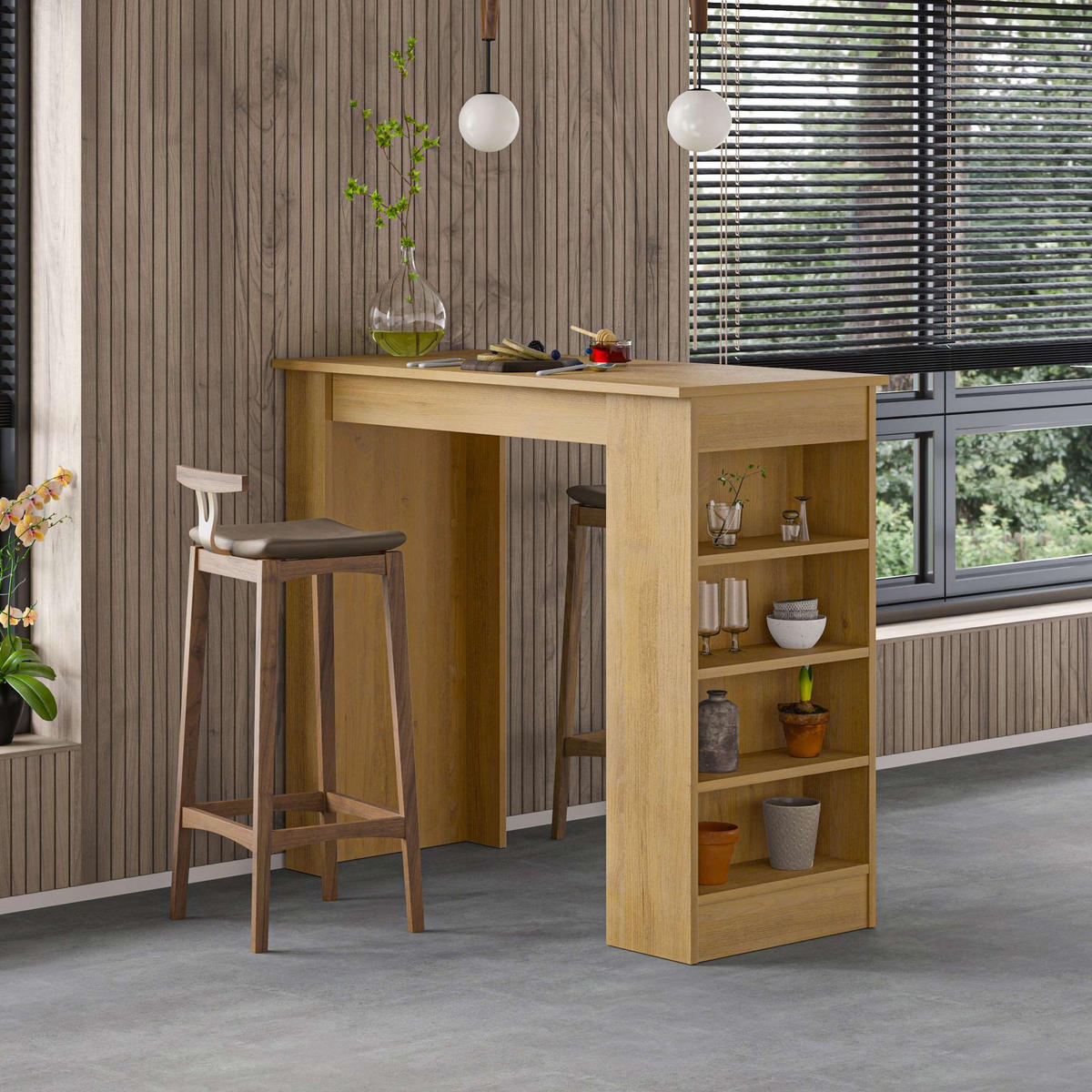 ESSTISCH swallow Braun - Braun, Holz (117/54/102cm) - Habitat Garten