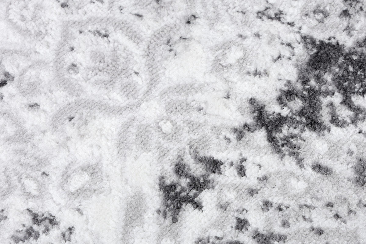 TEPPICHLÄUFER SKY hellgrau vintage 120/200 cm - Hellgrau, Textil (120/200cm) - Tapiso