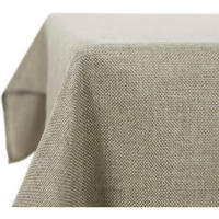 TISCHDECKE Leinenoptik 200 x 137 cm - Taupe, Textil (200/137/1cm)