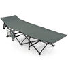 CAMPINGLIEGE Klappbare Grau - Grau, Metall - COSTWAY