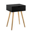 NACHTTISCH Sörby - Schwarz, Holzwerkstoff (40/60/30cm) - [en.casa]
