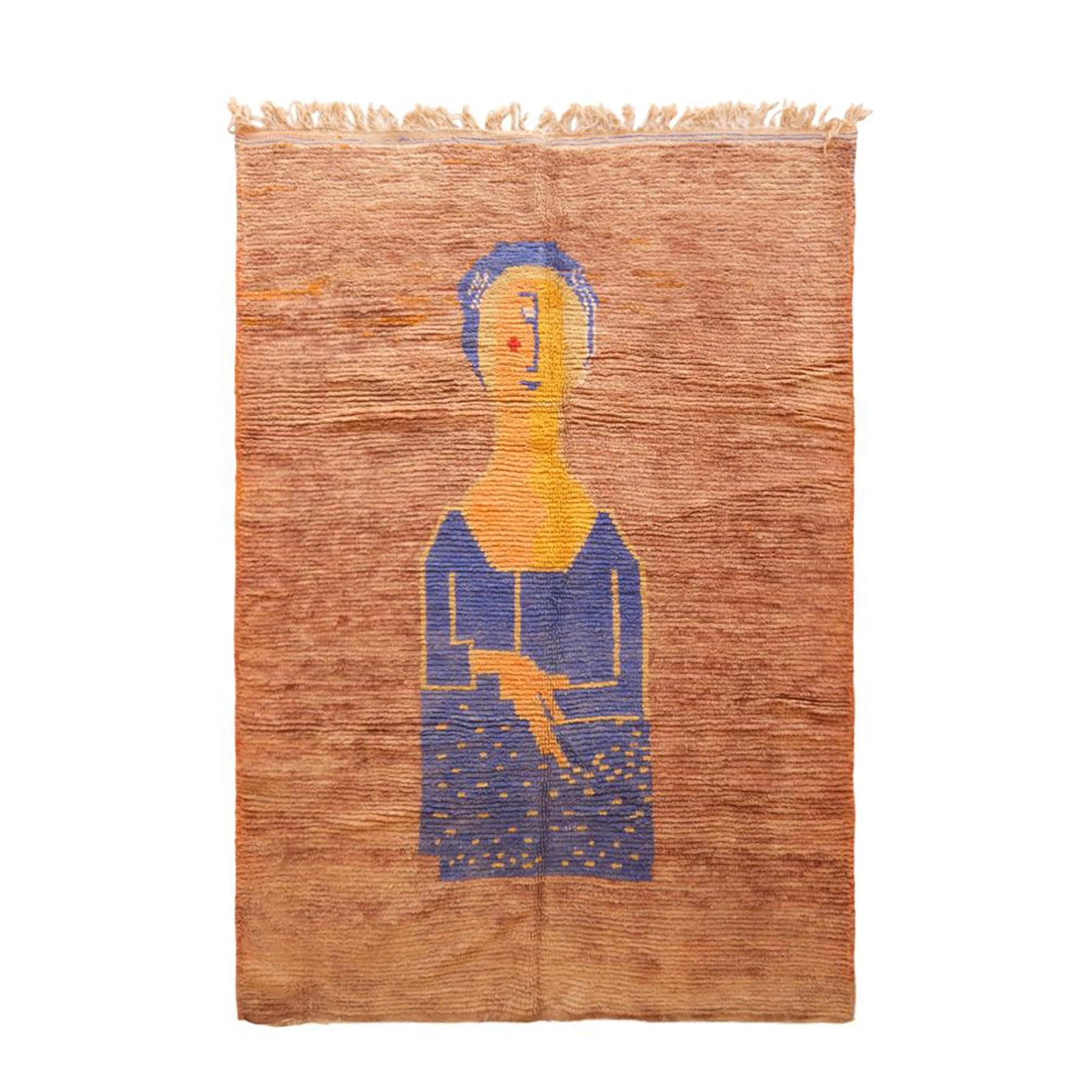 BERBERTEPPICH aus Marokko aus reiner Wolle 200x 300 cm - Braun, Naturmaterialien (200/300cm) - AFK Living