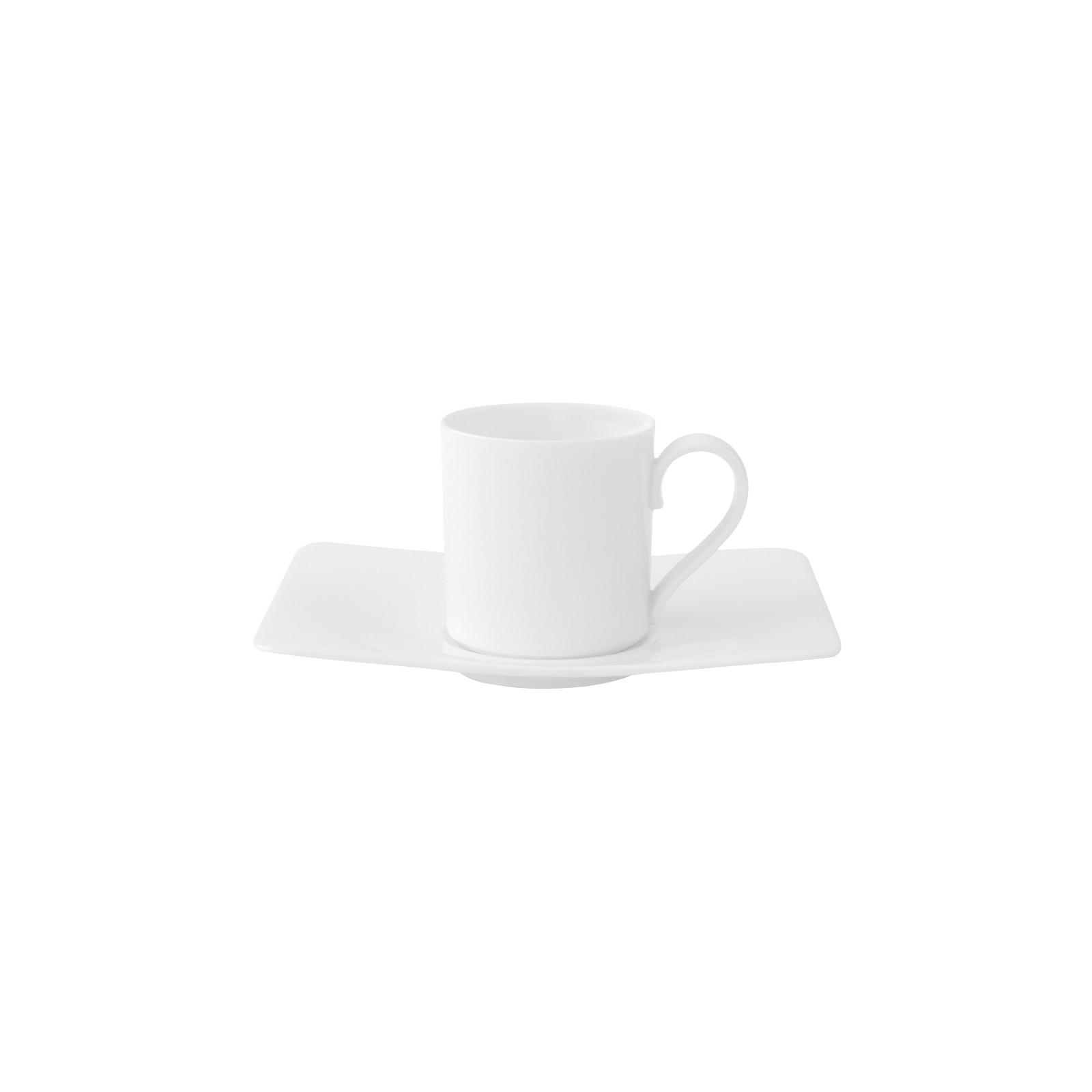 ESPRESSOTASSE MIT UNTERTASSE Modern Grace weiß 60 ml - Weiß, Keramik (11/7/14cm) - Villeroy & Boch