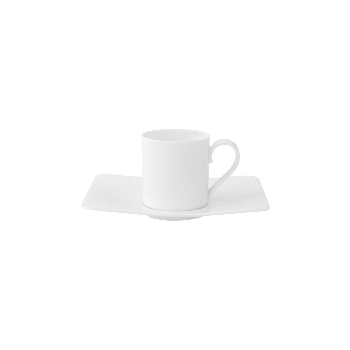 ESPRESSOTASSE MIT UNTERTASSE Modern Grace weiß 60 ml - Weiß, Keramik (11/7/14cm) - Villeroy & Boch