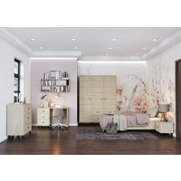 JUGENDZIMMER Mavaro in Sonoma Eiche mit Akzenten in Schwarz 6 teilig mit kleinem Kleiderschrank – Kinderzimmer Komplettset - Braun, Holzwerkstoff (80/200/120cm)