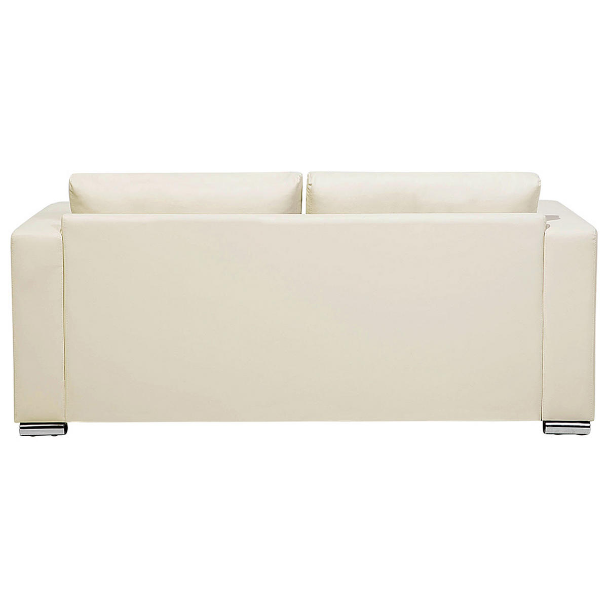 3-SITZER-SOFA Echtleder Beige Helsinki - Beige, Leder/Fell (186/72/76cm) - Beliani