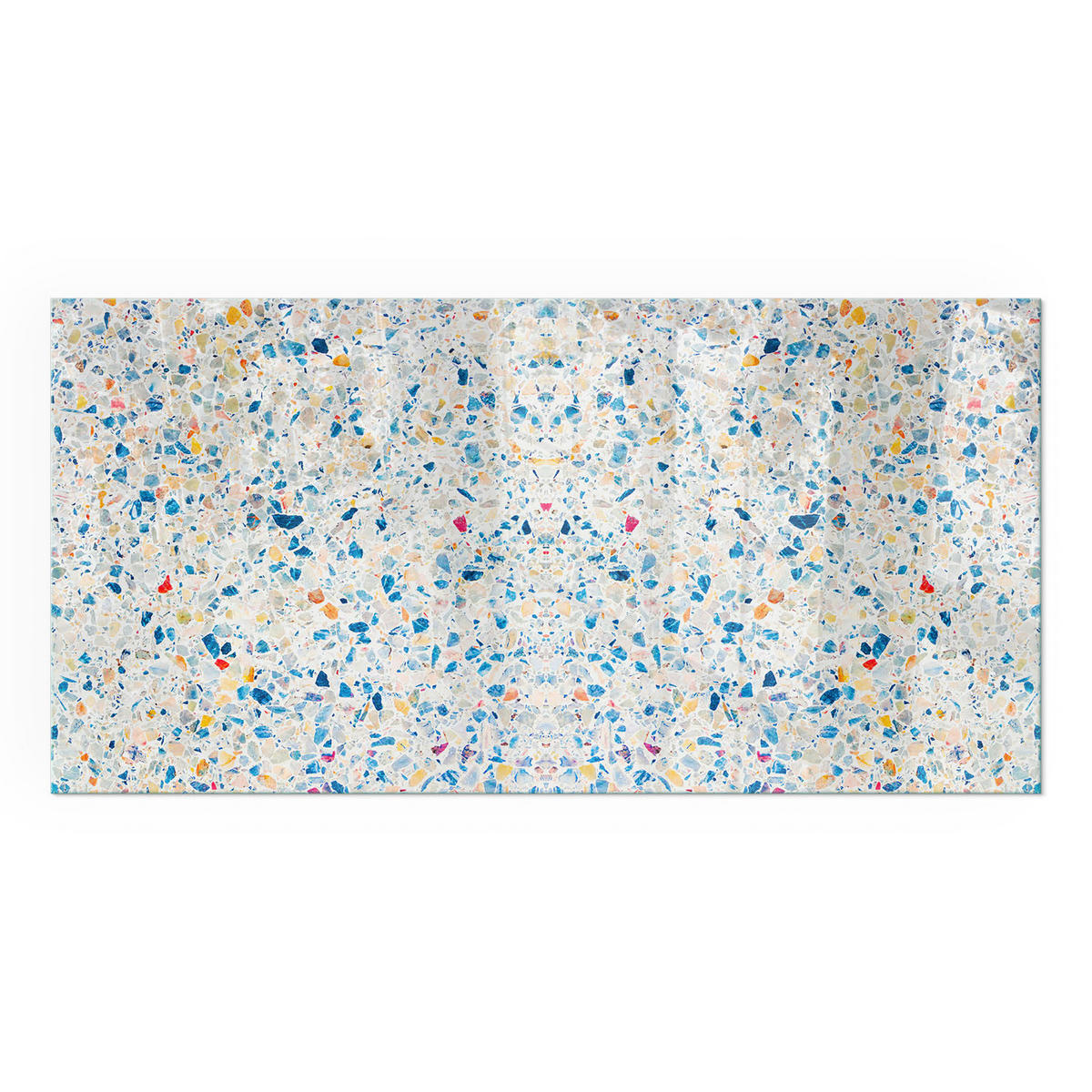 GLASPLATTE für Kamin 140x70 cm - Weiß, Glas (140/70/0.4cm) - TULUP